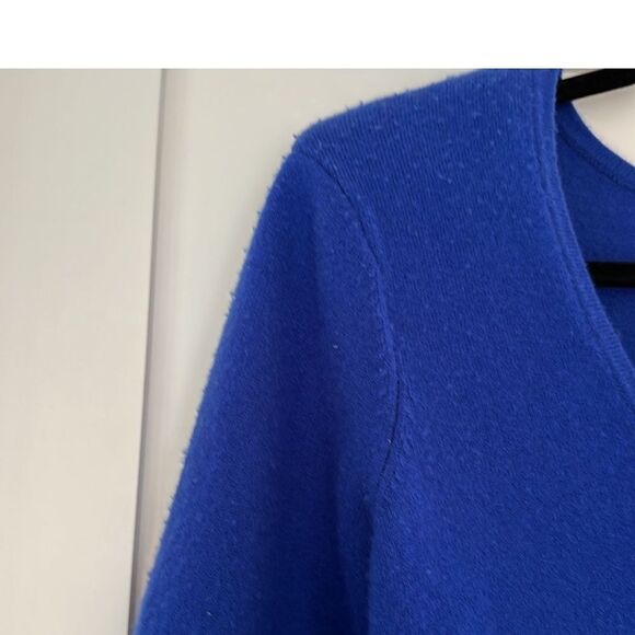 Frame Cashmere Blend Sweater
Padded Shoulder Knee Length Blue...NWT Size S - Picture 5 of 8